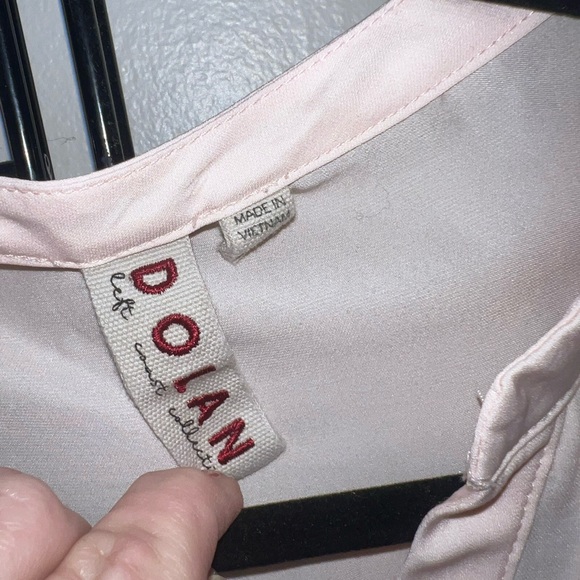 Anthropologie |Dolan| Pink LS top Size Small - Picture 3 of 8